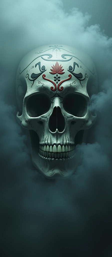 Mexican skull, Fog, The ghost in the title
