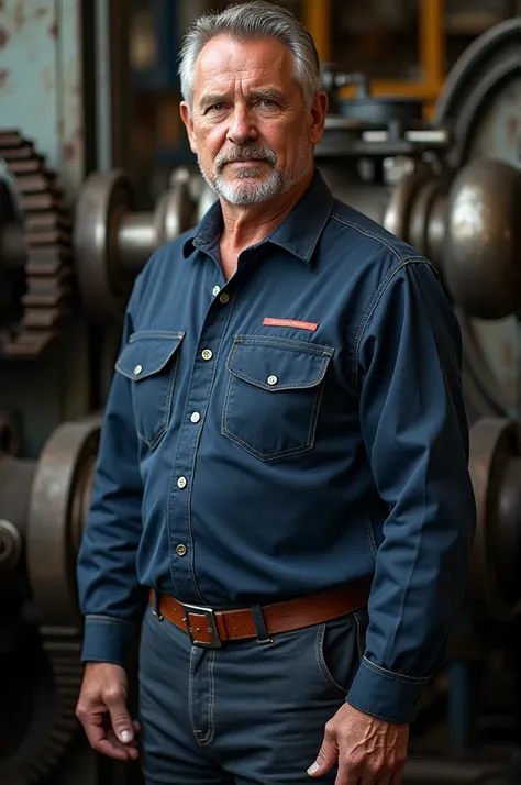 Mr. Machinist in uniform