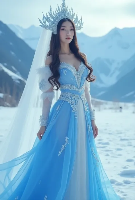 Make IU wear Crystal Maiden arcana DotA 2 cosplay.