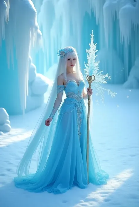 Lee Ji-Eun in Crystal Maiden cosplay.