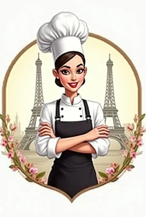 Logo referring to France for a cooking contest 