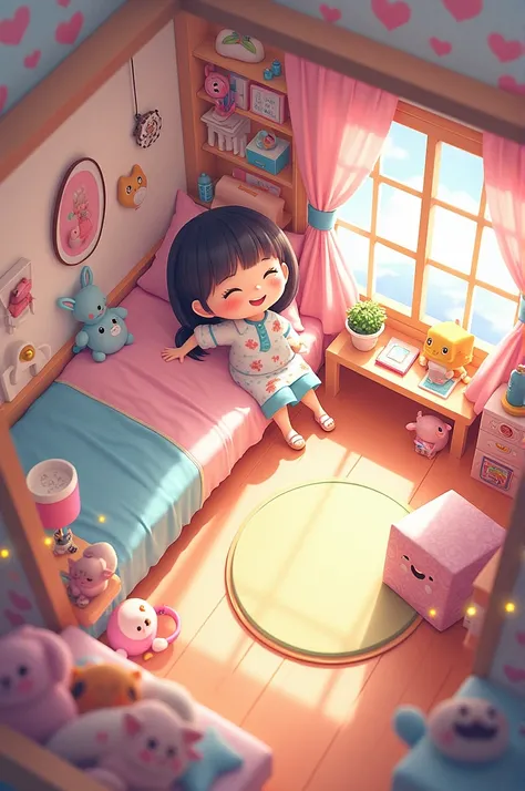 Create an image of kawaii room