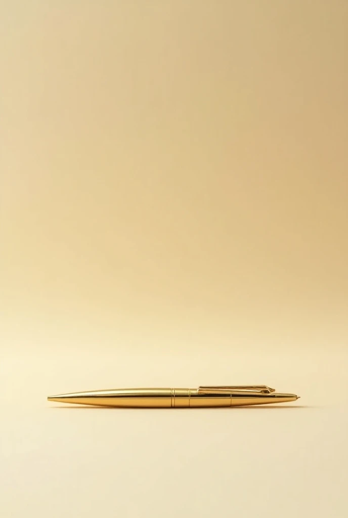 Normal gold pen,  lying down 