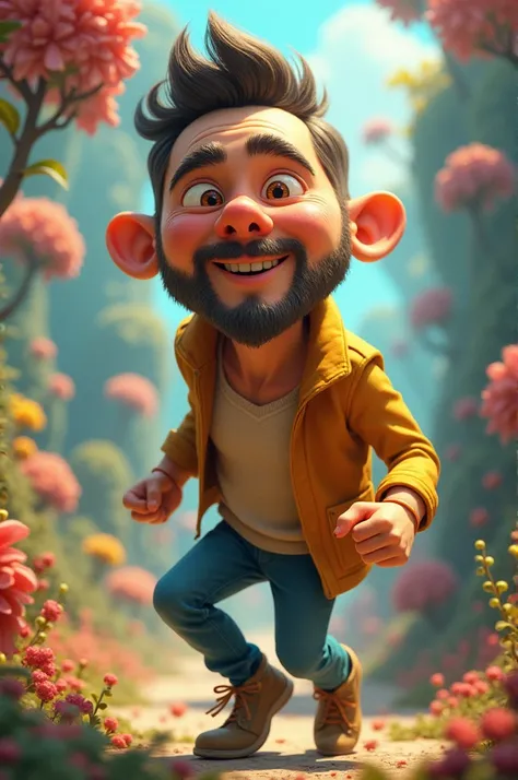 Animated image of a man