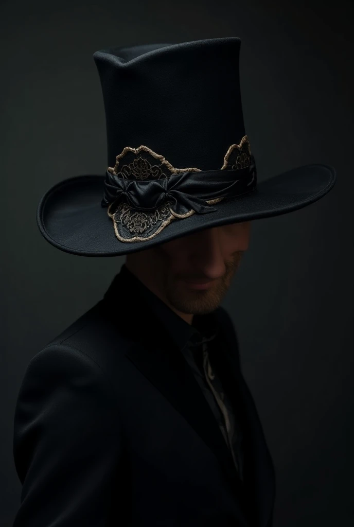 Create a Neo-Gothic hat design for men 