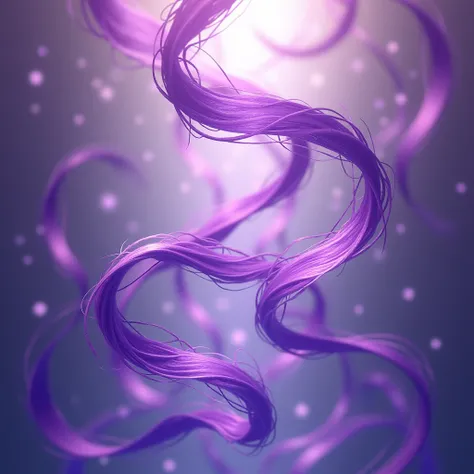 Purple ribbons, swirling background