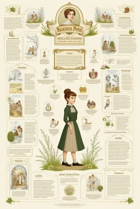 Beatriz Potter megagraph infographic 