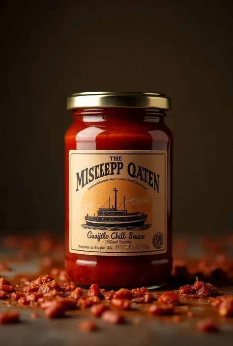  glass jar now make the same one but with Guajillo chili sauce as it says on the label "The Mississippi Queen " With a 305g 