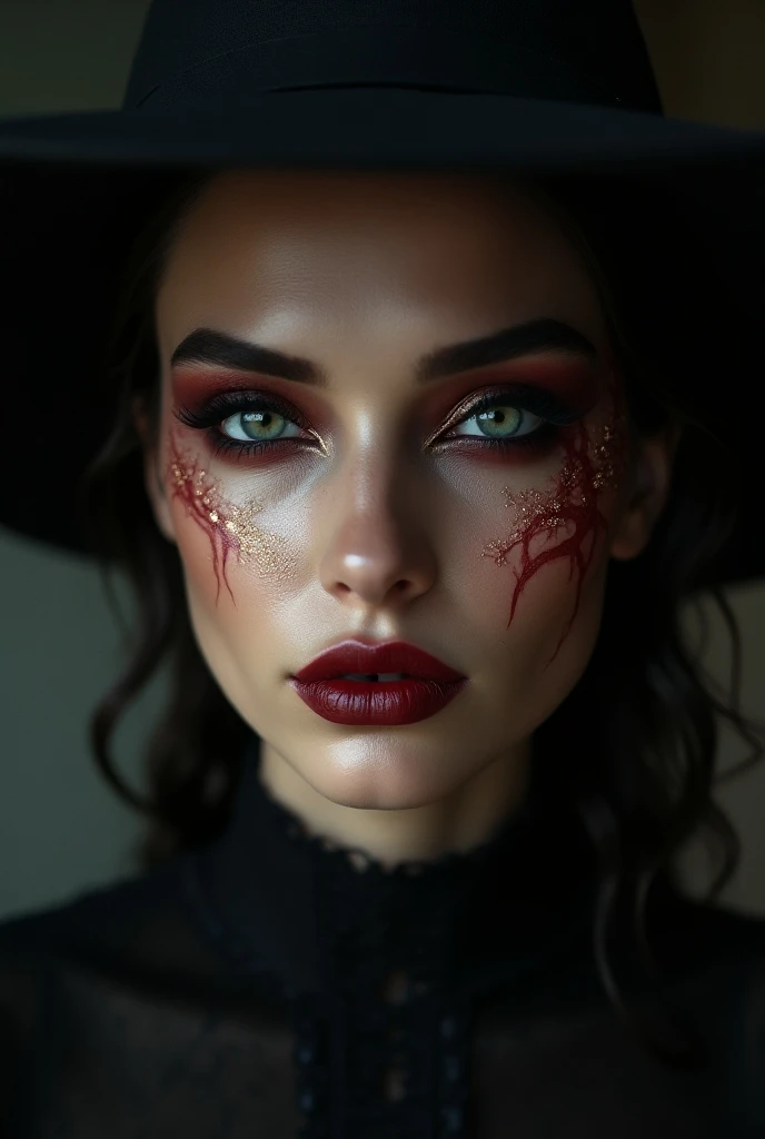 Modern witch makeup 
