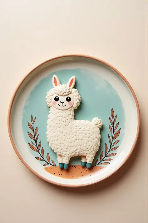 A llama plate