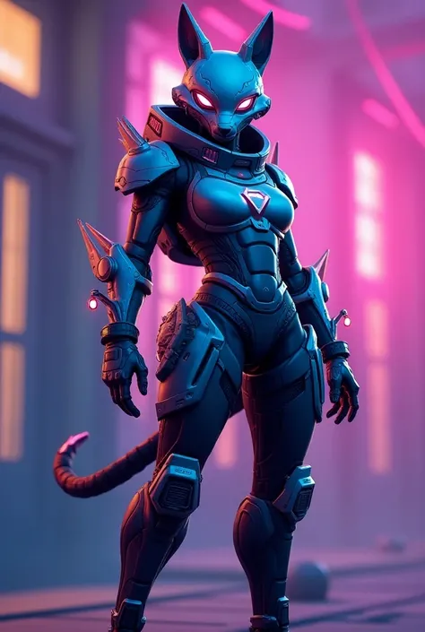 Create me a Fortnite skin in which you merge the shiny bomber and the lynx