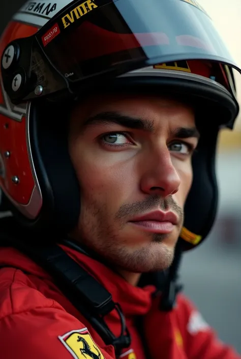 Ferrari Formula 1 driver with beautiful face