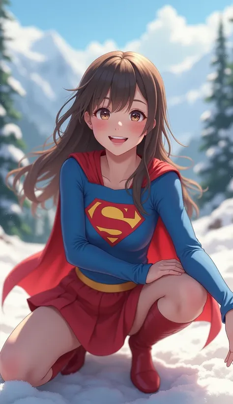 cute Japanese、 supergirl。  Live Action  、smile、  Live Action  、Brown Hair、masterpiece、beautiful少女たち、beautiful目、Narrow eyes 、Eyes are exploding       、 A Shining Place 、最    high quality、overtake    kampala 、Film script、Very beautiful、    Perfect Supergirl ...