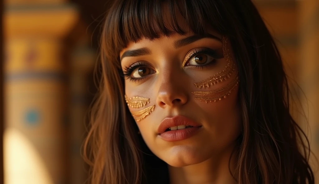 •	"How did belief in the gods influence the way Egyptians used makeup??" cinematic style