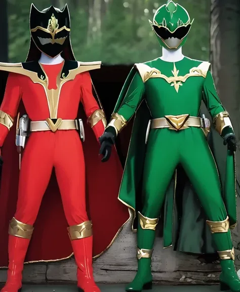 A woman forest green rangers, forest green ranger suit, as she power rangers toxic , full body , helmet mask, long hair, high detailed, realistic, gloves, ultra realistic, ((full face helmet)), black shield sunglasses on eyes, smart black sunglasses 