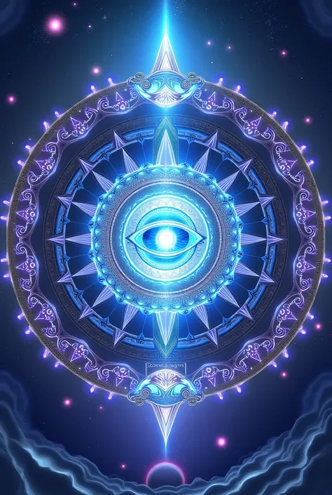 The Buddhas Eye mandala from the Record of Ragnarok anime style series only shapes