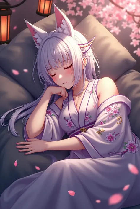 Yae miko
Sleeping 
Genshin impact