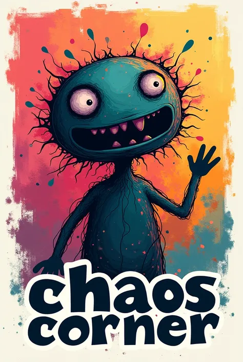 Create a logo for a Facebook page named chaos corner