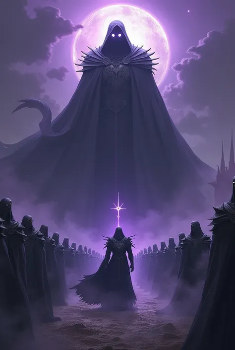 Throne and Liberty, Void Reign overlord and his army, 1 co-leader (admiral), infinite power, domination colors (purple, black, midnight blue)