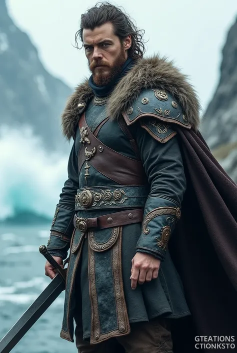 Harry Styles as a viking