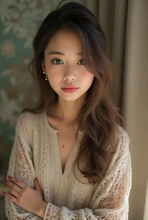 A beautiful young Asian girl