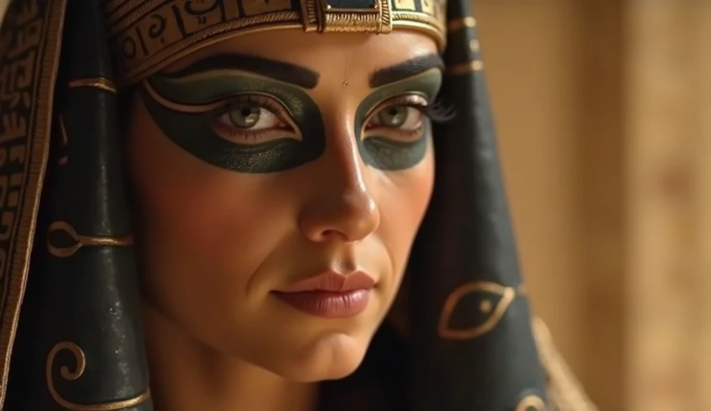 •	"Why was dark makeup around the eyes so popular among the Egyptians??"