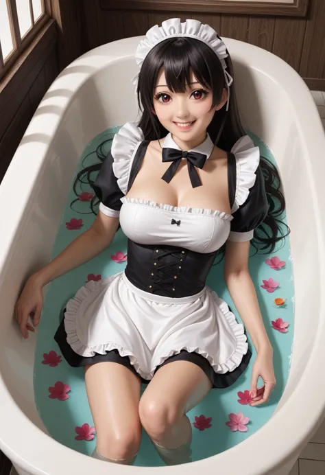 ultra-realistic, photorealistic, dramatic scene, shadow, global-illumination, solo, (teenage Japanese famous idol girl:1.5), very beautiful fragile Japanese girl, very beautiful with very cute but boyish cool face, (modern maid:1.2), (wearing a cute colore...