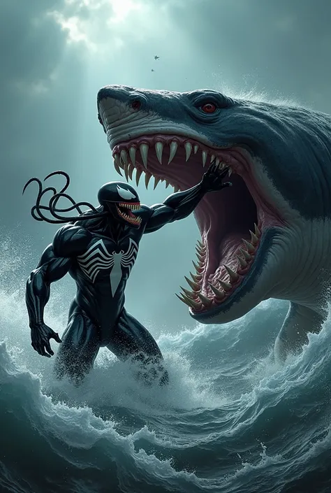 Venom 
 Defeating Megalodon