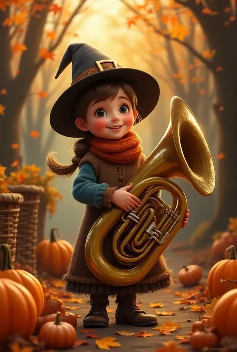 Tuba girl in Thanksgiving 