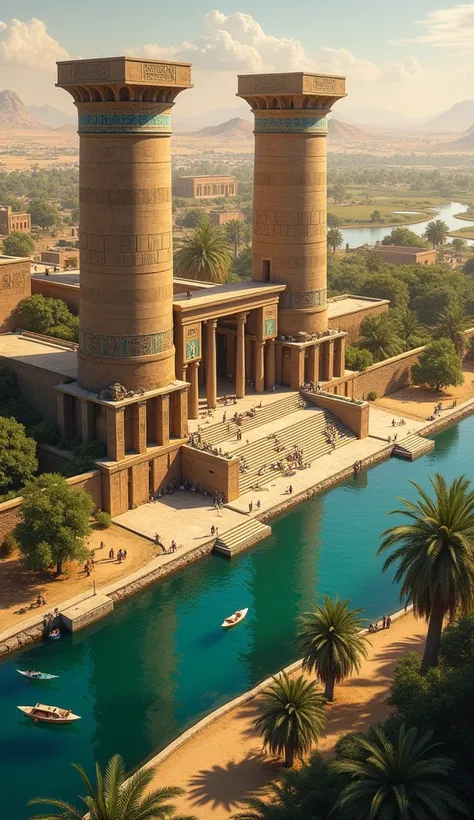 Kom Ombo city in ancient Egypt