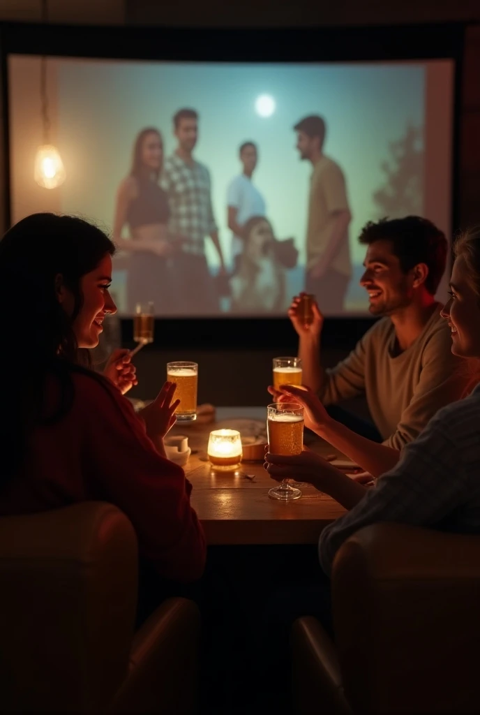 Beers-, cine, leisure, friendship