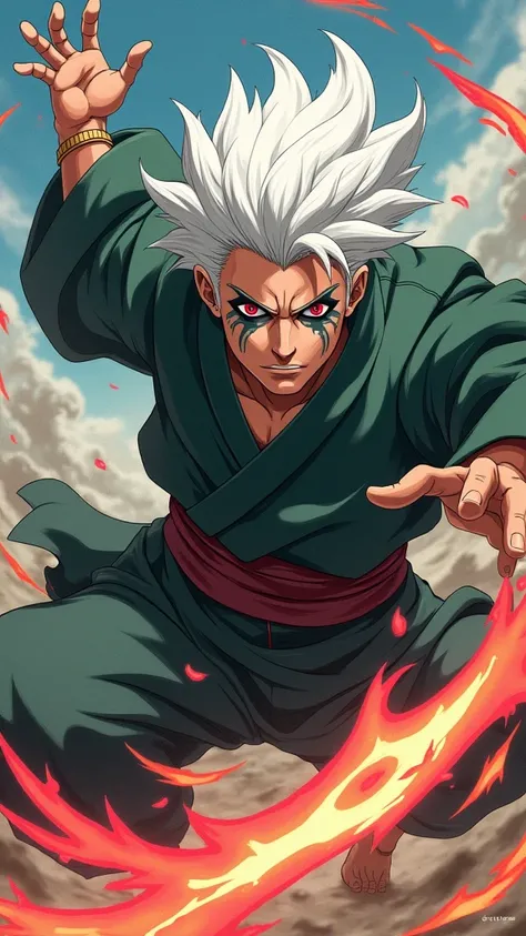 Jiraiya do anime "Naruto", , dynamic position 