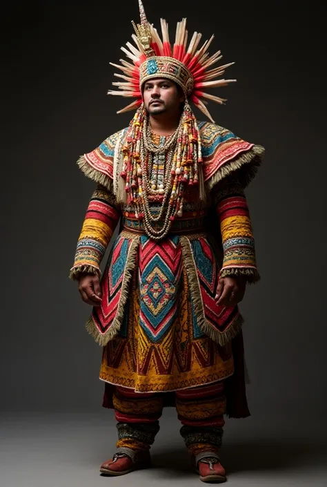 My traditional Peruvian carnival costume for men, For the troupe contest .  For the traditional carnival of Cajamarca capital of the Peruvian carnival. Design based on the Inca Atahualpa 