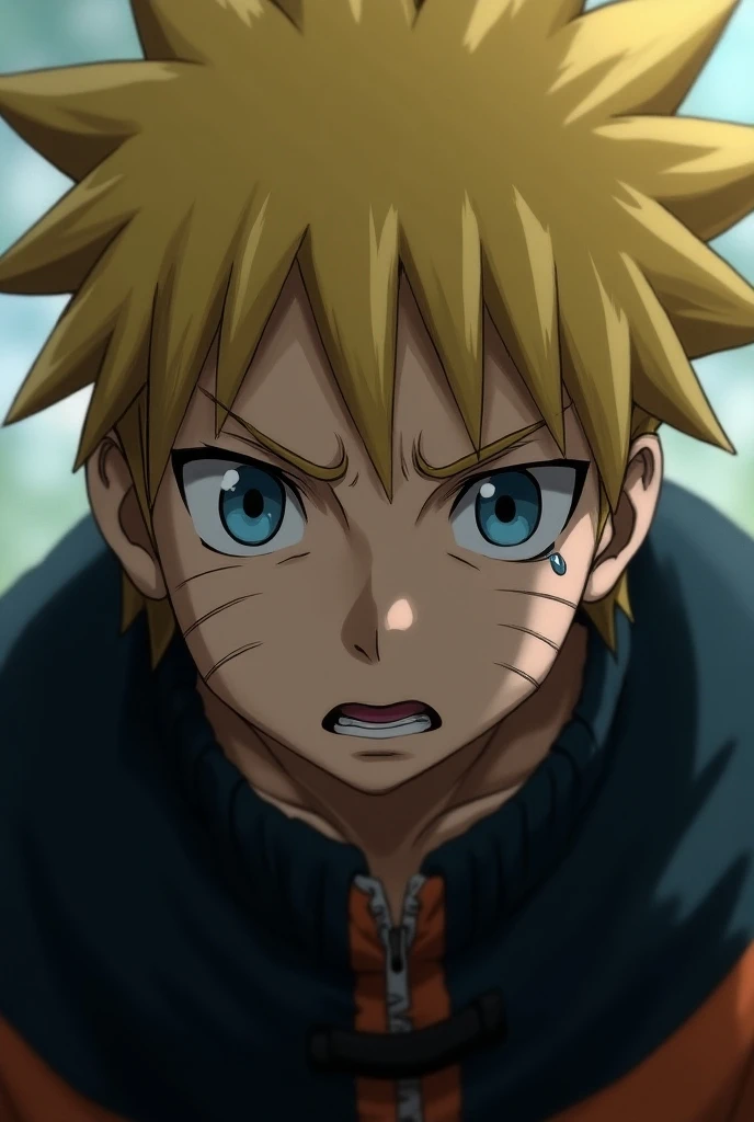 naruto uzumaki is very sad