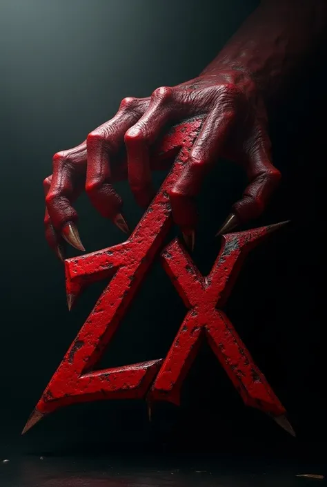 Image with the name zx with a red claw holding the zx 