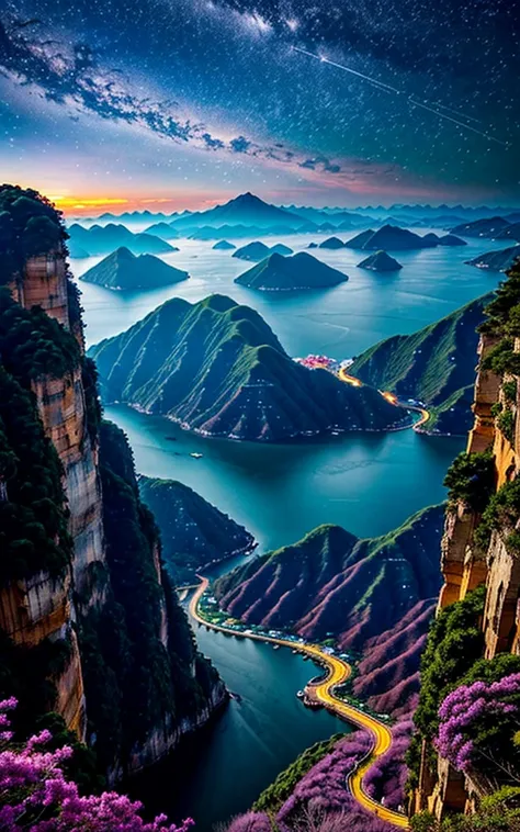 Spectacular views, Future Cities ,god秘的,  Vivid , is glittering,magic,  surrealism,god々Shii, 素晴らShii, The little star ,美Shii景色, Inspiring Scenery, Spectacular Scenery ,Breathtaking Scenery ,素晴らShii風景,Scenery that shakes emotions,Charming landscape