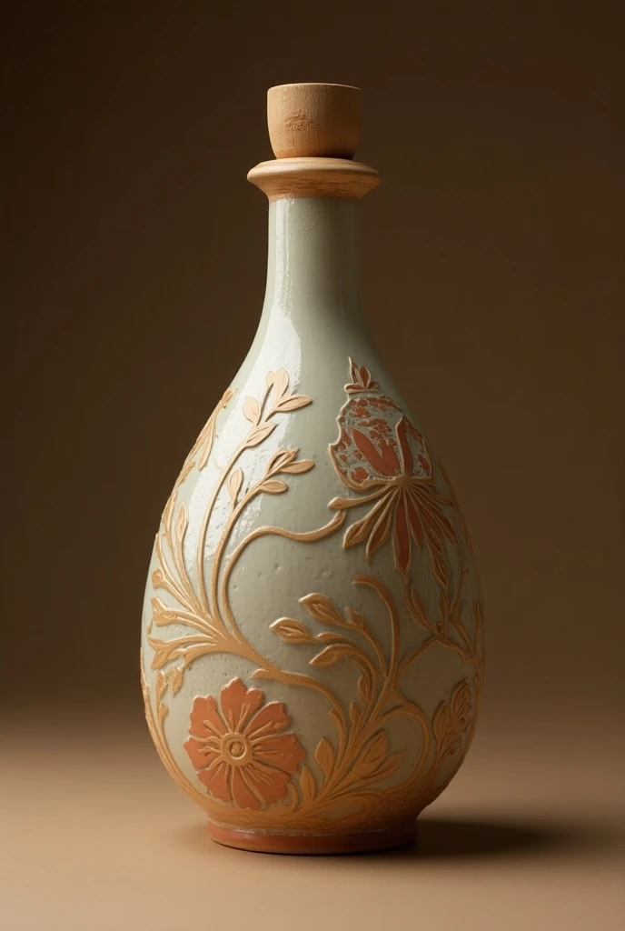 The arts and crafts movement bottle design 
