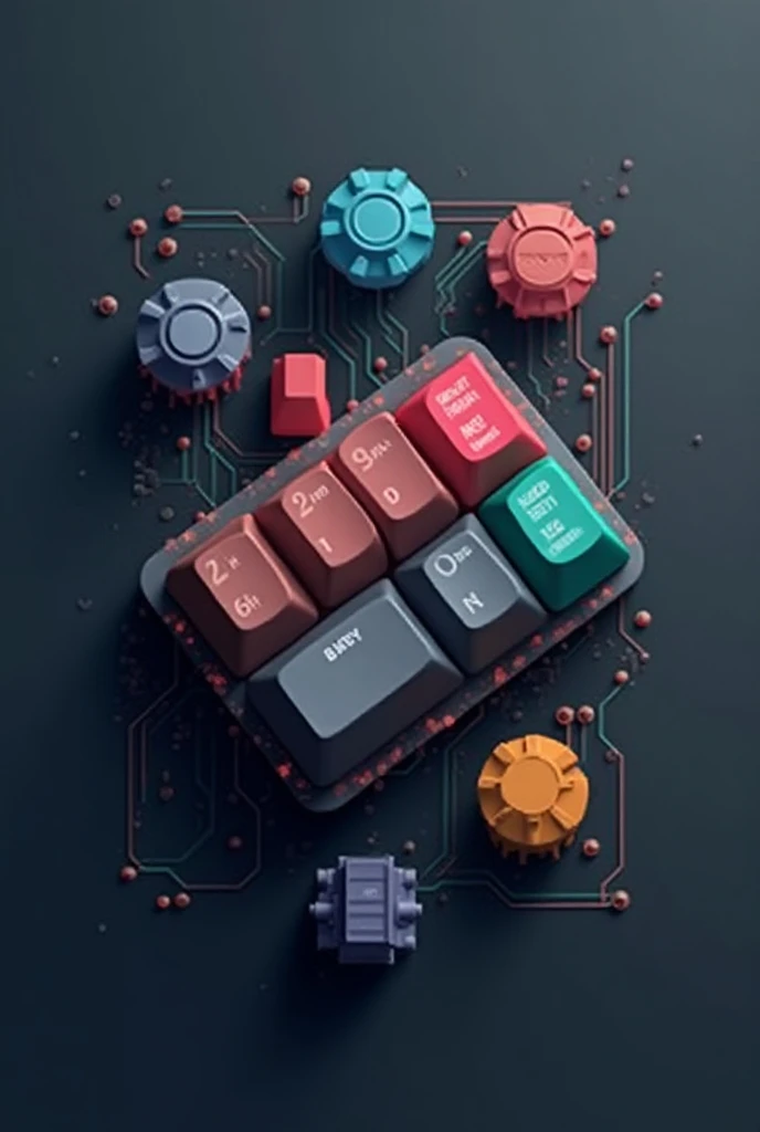  1. Design style
Modern and cool: Use simple lines and focus on cleanliness
Technology: May incorporate keyboard or electrical circuit elements
Creative and fun: Can use images or symbols related to colorful key buttons
2. Colors
Primary color: Colors that...