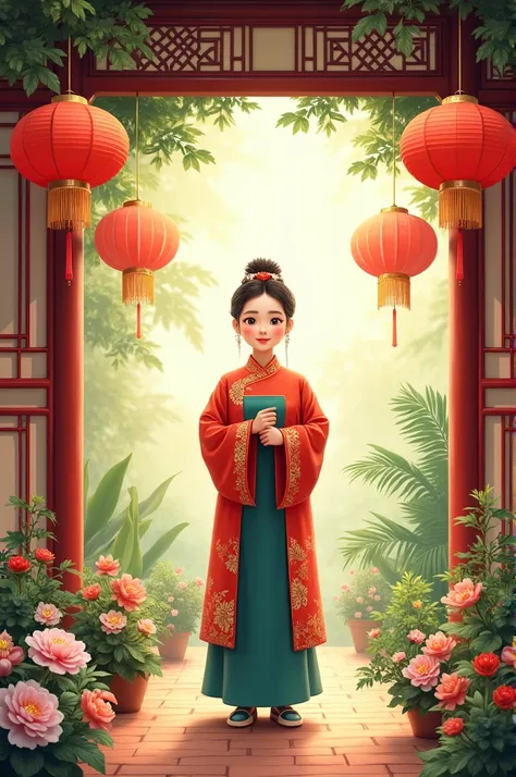  creates a unique illustration of Vietnamese Teachers Day ,  Beautiful decoration ,  but still honors the image of the teacher.