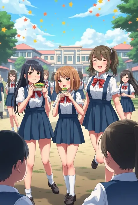 Real image of government girls high school celebrating rens day 2024 