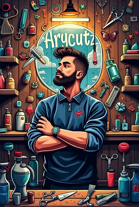  you should be able to choose it as a profile picture .  it should have something to do with Barber Life. No people please and no salon .  the name “Arycutz” should be watched . A bit more colorful 