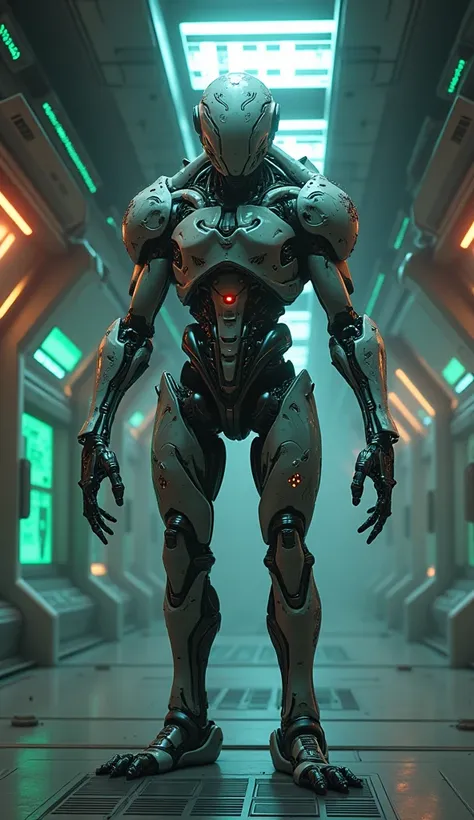 Cyborg, alien spaceship, anatomy, virus 