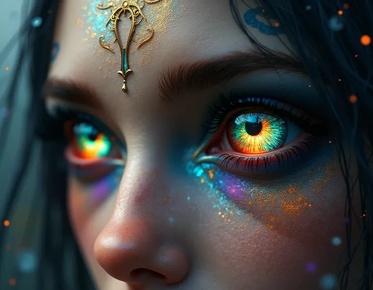 RAINBOW EYES. THE LAST PAIR OF THE WORLD