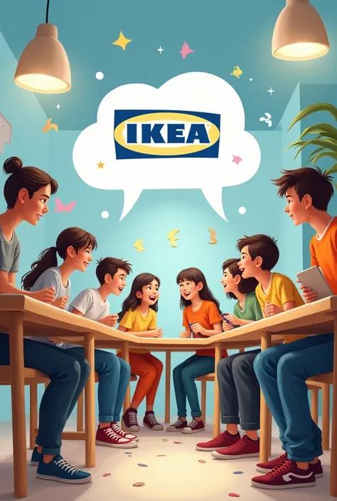 Ikea steps together for the better
school experience and logo ina