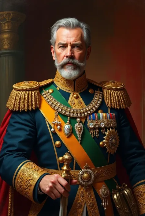 Create a realistic image of Dom Pedro II 