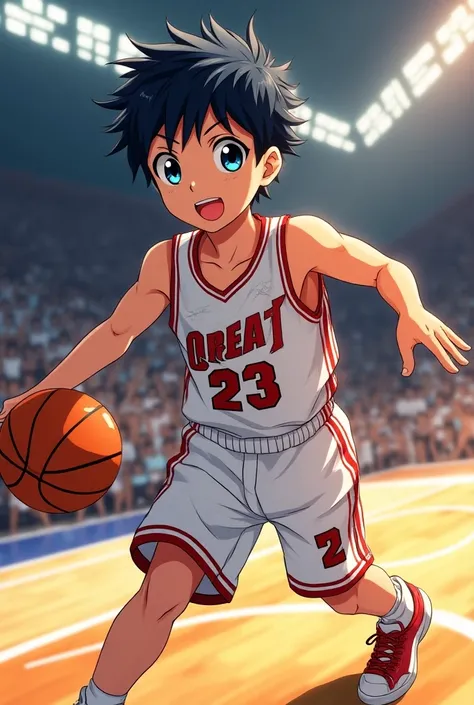 Basketball  anime player with Greatest of all time jersey number without team name