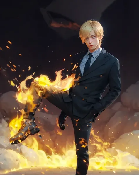 ((SANJI_ONEPIECH)((realistic, photorealistic)),(highlight hair)), Light reflection, (( HD )),((upper body)), (((best quality, masterpiece))), (masterpiece) (best quality) (detail) (8k) (HDR) (wallpaper) (cinematic lighting) (sharp focuasterpiece, best qual...