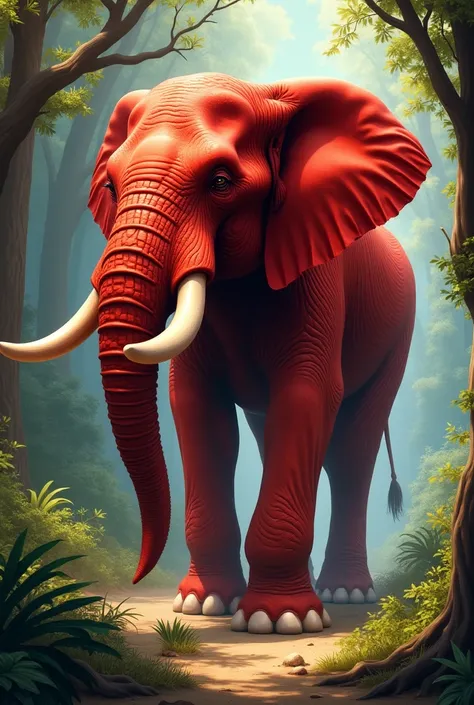 Red elephant