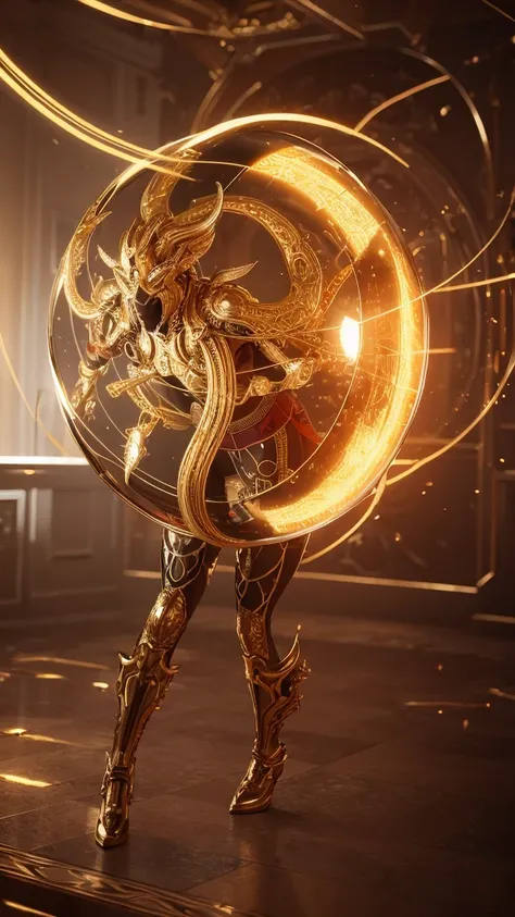 Crazy Metallic Chaos Golden Ratio Demon Unreal Engine, 