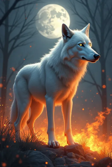 Wolf in the fire, Fantasies,mond 